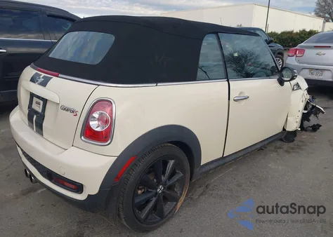 2015 Mini Convertible Cooper S z USA, uszkodzony, nr VIN WMWZP3C51FT298946